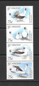 BIRDS - ST VINCENT #2156 WWF   MNH