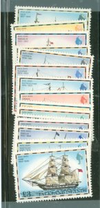 Falkland Islands #260A-274A Mint (NH) Single (Complete Set)