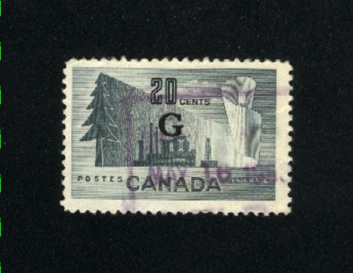 Canada #O30  4   used  1951-53 PD  .15