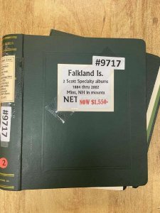 Collections For Sale, Falkland Is. & Dependencies (9717) 1884 thru 2002