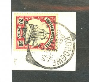 GERMAN E AFRICA #16 USED FVF Cat $15