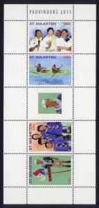 St. Martin Sc# 47 MNH Scouting (M/S of 4)