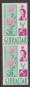 Gibraltar Sc#147 MNH Pair both stamps creased