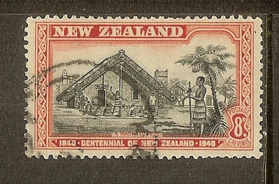 New Zealand, Scott #239, 8p Maori Council, Used