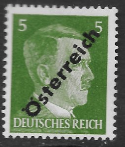 Austria #390 Overprint.