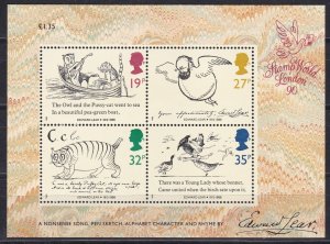 Great Britain, Edward Lear  MNH / 1988