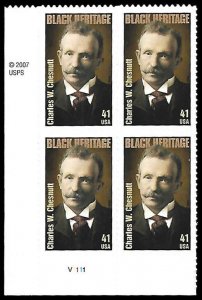 PCBstamps   US #4222 PB $1.64(4x41c)Charles W. Chesnutt, MNH, (PB-3a)