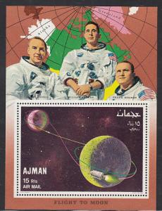 Ajman Mi#68a MNH  Moon Landing   Souvenir Sheet