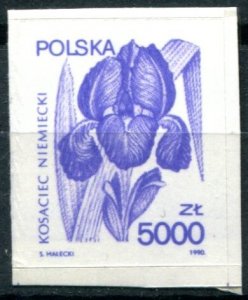 Poland Sc#2979 MNH, 5000z vio, Plants (1990-1991) (1990)