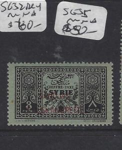 SYRIA  SANDJAK  (P1701B)  POSTAGE DUE  SC J5    MNH