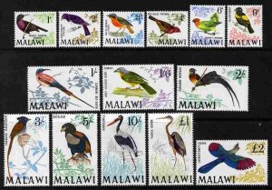 MALAWI - 1968 - Birds, Definitives Series - Perf 14v Set - Mint Never Hinged