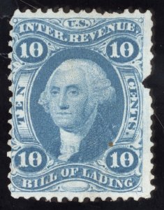 US Scott R32c Used 10c blue Bill of Lading Revenue Lot Z394 bhmstamps