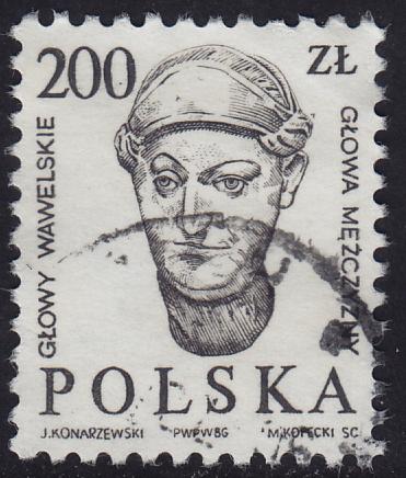 Poland - 1986 - Scott #2744 - used - Wawel Head