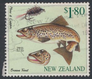 New Zealand  SC# 1444  Used  Fish  see details & scans