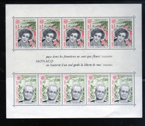 MONACO #1228a 1980 EUROPA MINT VF NH O.G S/S