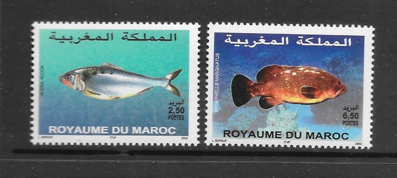 FISH - MOROCCO #933-4  MNH