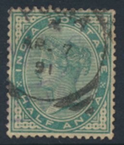 India  1882  -    SG 84    SC# 36  Used  see detail / scan