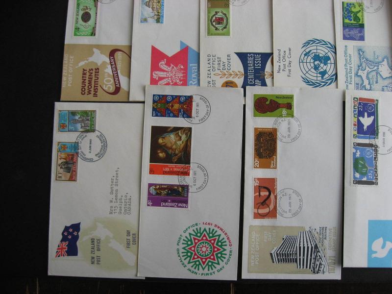 NEW ZEALAND 20 First Day Covers, FDCs, clean group, check them out!