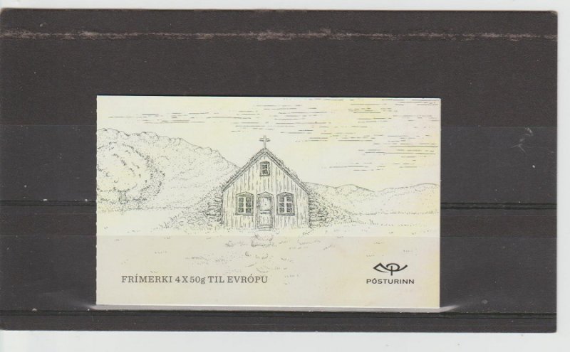 Iceland  Scott#  1385a  MNH Complete Booklet  (2015 Old Buildings)