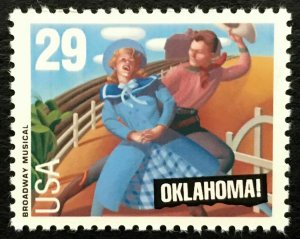 1993 Scott #2722 29¢ - OKLAHOMA MUSICAL - Single Stamp - Mint NH