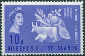 Gilbert & Ellice Islands 1963 SG79 10d Freedom from Hunger MNH