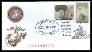 #3963 John Basilone Junction FDC