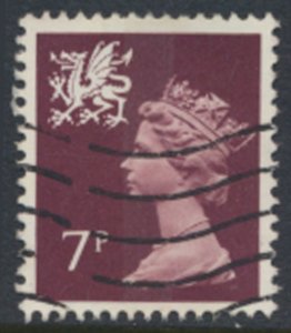Wales  GB  Machin 7p SG W23  Used 1 band  SC# WMMH8  see details