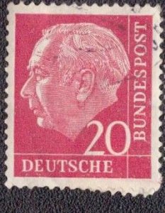Germany 710 1954 Used