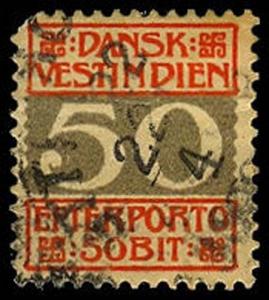 DANISH WEST INDIES J8  Used (ID # 37589)