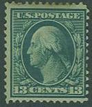 USA SC# 339 George Washington, 13c, wmk 191,  MH