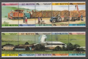 St Kitts 204-205 MNH VF