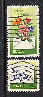 Scott #   1807 & 1808  used    sheet  singles