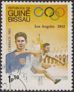 Guinea-Bissau 490 Olympic Long Jump 1983