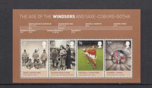 GB LOT 2012 NEW ISSUES THE HOUSE OF WINDSOR MNH S/SHEET PO FRESH