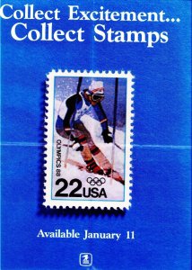 1988 USPS US Post Office Lobby Poster  Olympics 88 22¢