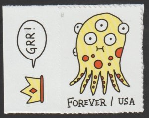 SC# 5638 - (58c) - Message Monsters - 3/4 - MNH Single with Decorating Stickers
