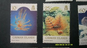 Cayman Islands 1986 Sealife Definitive Issue Scott# 562-573 complete MNH XF (12)