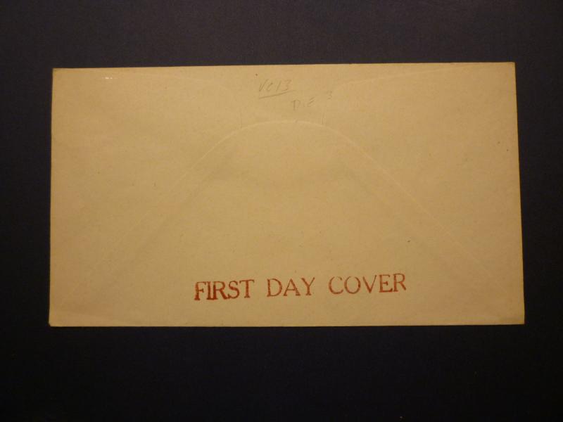 #UC13 1946 6ȼ REVALUED TO 5ȼ AIRMAIL STAMPED ENVELOPE FDC - AIEA HEIGHTS, HAWAII