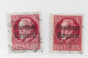 Bayern #196 Used - Stamp CAT VALUE $2.00