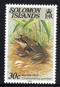 Solomon Islands - 1983 30c Frog MNH** SG 398B