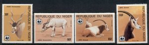 Niger 1985 WWF desert Antelopes MUH