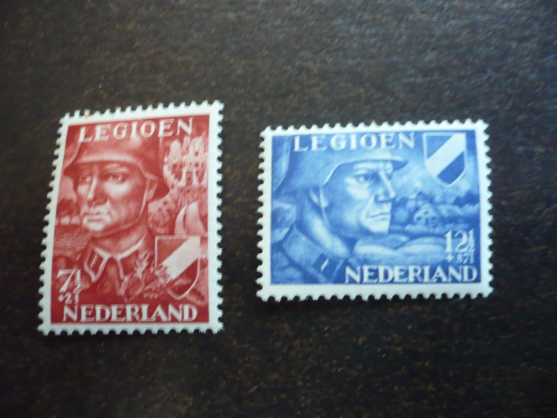 Stamps - Netherlands - Scott# B144, B148 - Mint Never Hinged Set of 2 Stamps
