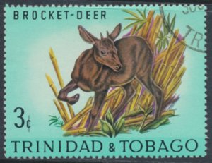 Trinidad & Tobago  SC# 196  CTO   Animals Deer 1970 see details & scans