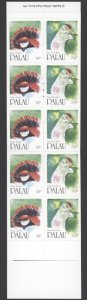 1991 Palau Scott #272a 19c, 29c Birds, Booklet Pane of 10 MNH