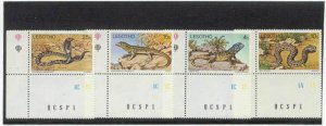 Lesotho 270-73 MNH VF Reptiles