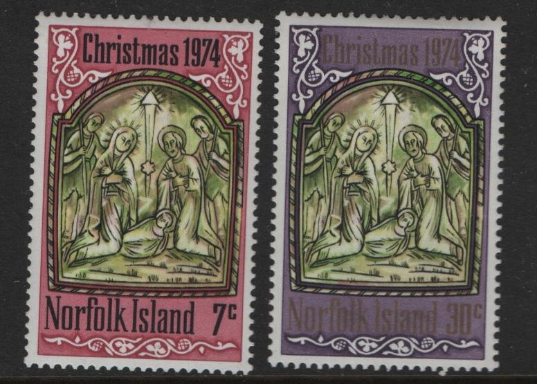 NORFOLK ISLANDS 179-180   MNH SET