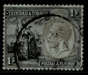 TRINIDAD & TOBAGO GV SG217, 1s black/emerald, USED.