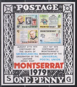 Montserrat,  $2 Sir Rowland Hill (SC# 409a) MNH SS