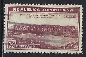 Dominican Republic 292 VFU BRIDGE S580-2