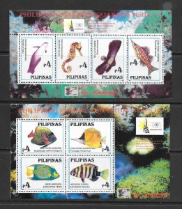 FISH - PHILIPPINES #2412a-13a  MNH